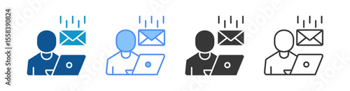 Mail Icon Set Multiple Style Collection