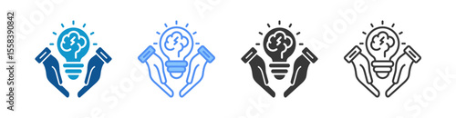 Creative Team Icon Set Multiple Style Collection