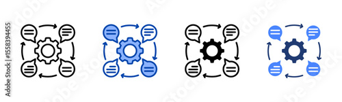 Feedback icon sheet multiple style collection