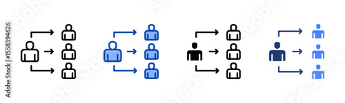 Delegation icon sheet multiple style collection