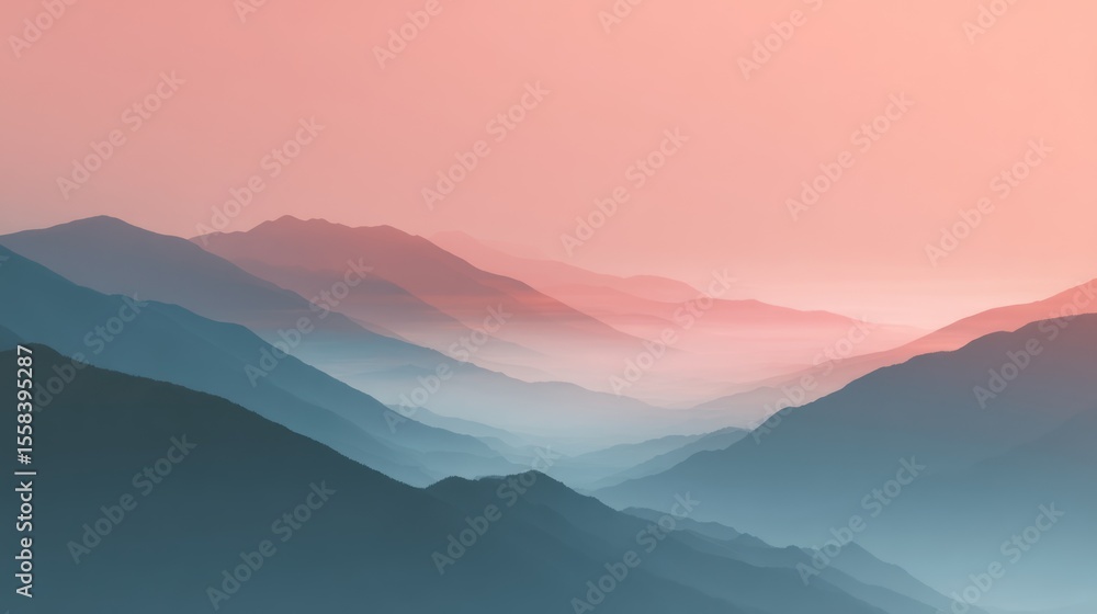 Fototapeta premium Low-opacity noise over soft gradient background