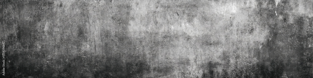 Fototapeta premium Dark gray concrete wall with rough grainy texture creates a moody atmosphere