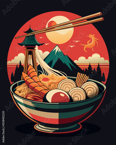 logo ristorante di ramen 02