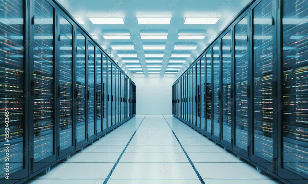 an awe-inspiring exploration of a vast, light-filled data center an awe-inspiring exploration of a vast, light-filled data center