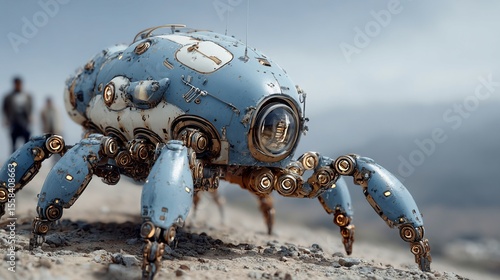 Robotic Creature Traversing Rugged Terrain/ロボットクリーチャーの険しい地形走破11
