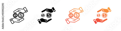 Bribery Multiple Style Icon Set 