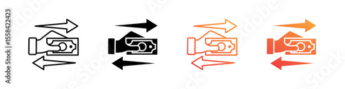 Kickback Multiple Style Icon Set 