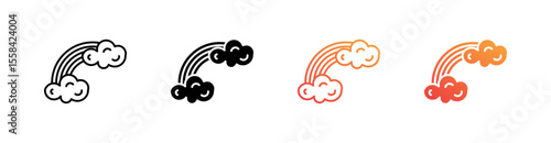 Rainbow Multiple Style Icon Set 