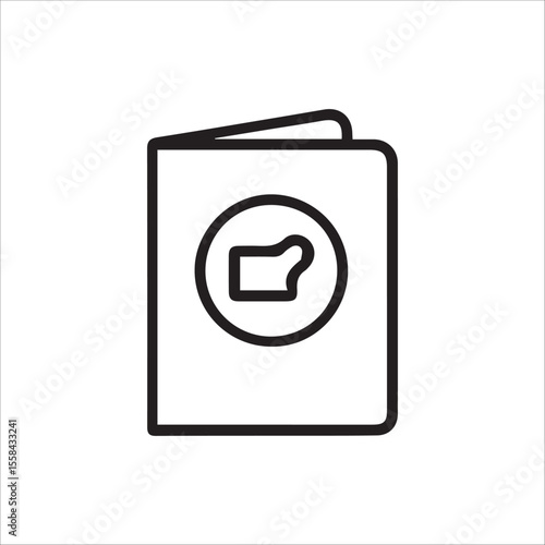 Negative Feedback Document Icon Disapproval Report Rejection Symbol