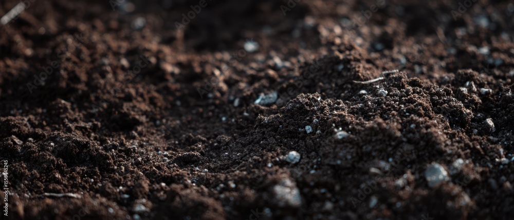 The Rich Soil of Earth Captured in Close-Up Detail for Agricultural Insights The Rich Soil of Earth Captured in Close-Up Detail for Agricultural Insights