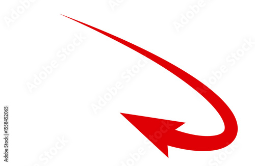 Arrow Set of turn flow arrow sign directions	