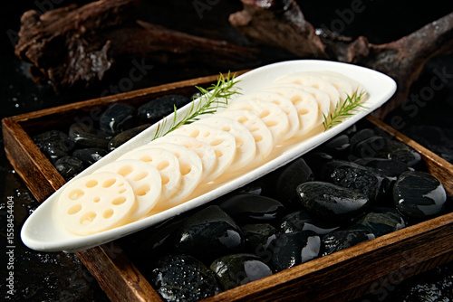 Hot pot ingredients lotus root slices