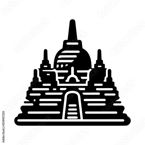Borobudur temple icon