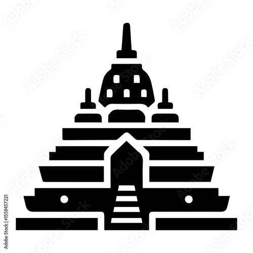 Borobudur temple icon