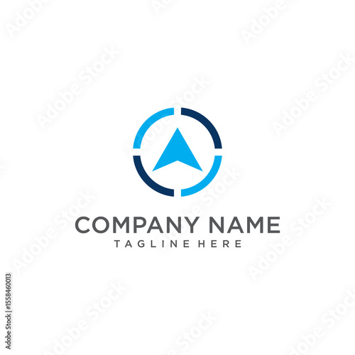 compass vector icon logo. concept logo