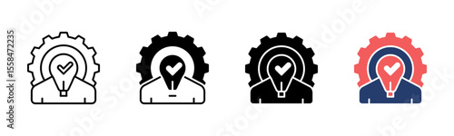 Clarification icon sheet multiple style collection