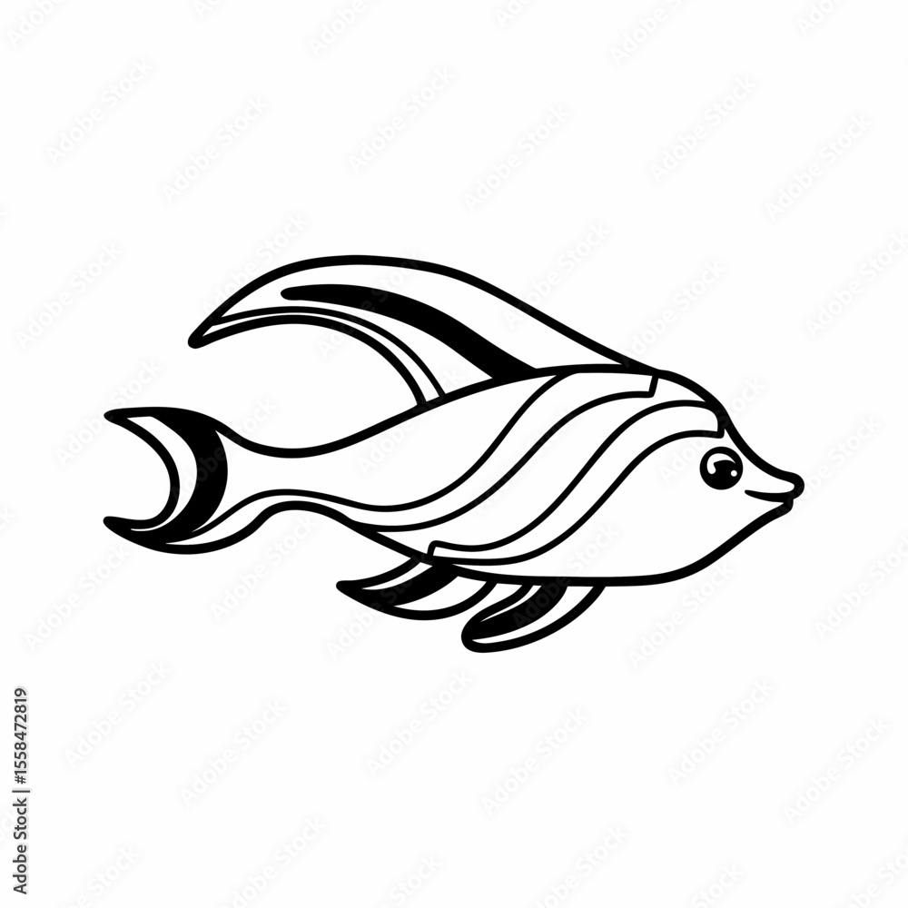 Fototapeta premium fish vector illustration