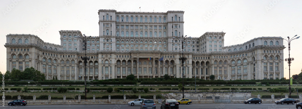 Obraz premium Palace of Parliament in the capital of Romania Bucharest.