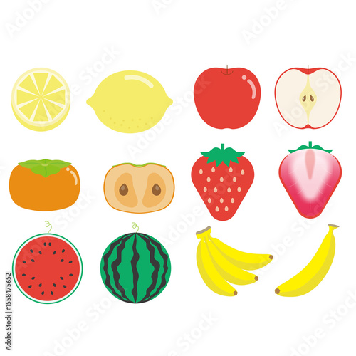 果物　果物断面