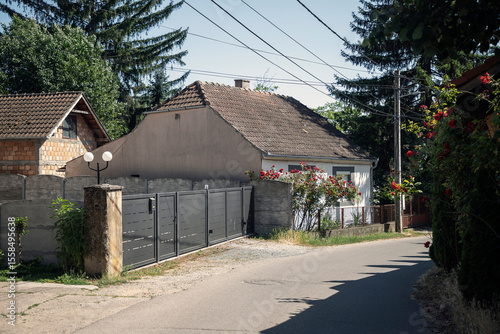 A glimpse of a typical village house in Serbia