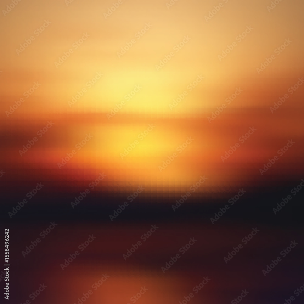 Obraz premium Sunset blur background