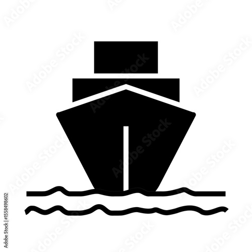 Naval Ship Icon Design