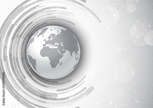network communications background with globe design 1105