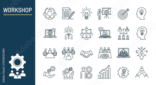 Financial Growth Icons Depicting Investment, Revenue, and Success in Business Ventures