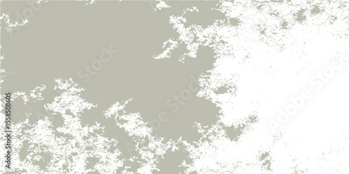 Grunge floral blue winter wallpaper with a cold snowflake pattern border and abstract texture