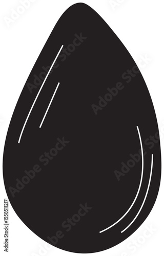 The Illustration of Sponge for cosmetic purposes