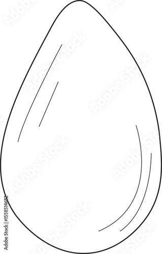 The Illustration of Sponge for cosmetic purposes