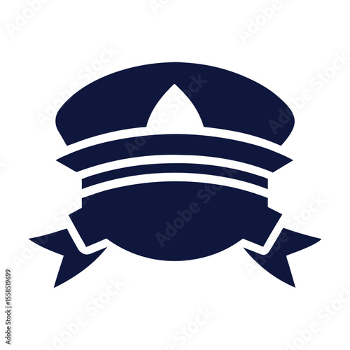 Minimalist Sailor Hat Collection in Navy Style with Ribbon Accents
