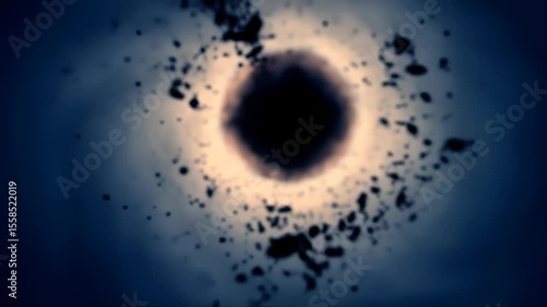 Supernova Remnant Expanding