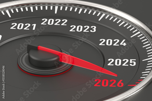 2026 year car speedometer. ...