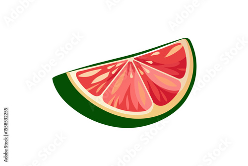 Slice of pomelo