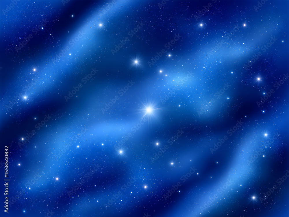 Obraz premium adorable tiny stars constellations seamless.