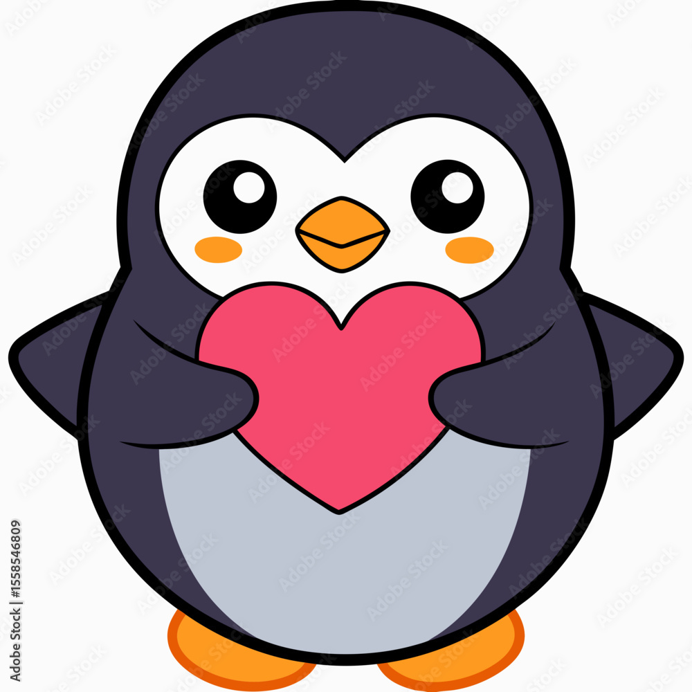 Obraz premium Cute Kawaii and Modern Animal Vector Collection – Flat Icons, Minimal Line Art, Geometric Wildlife, Cartoon Illustrations.