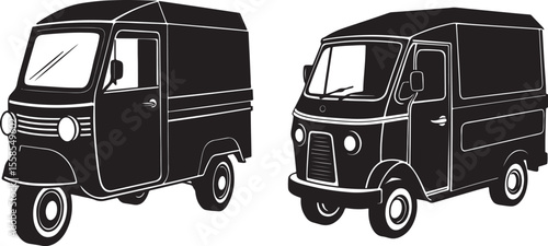 vector illustration of a truck