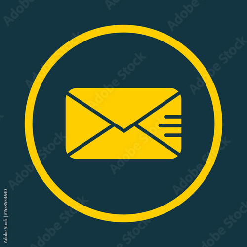 Mail trendy vector art design ravishing amazing design colorful useful illustration