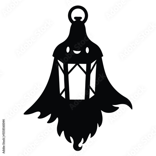 vector illustration of a lantern