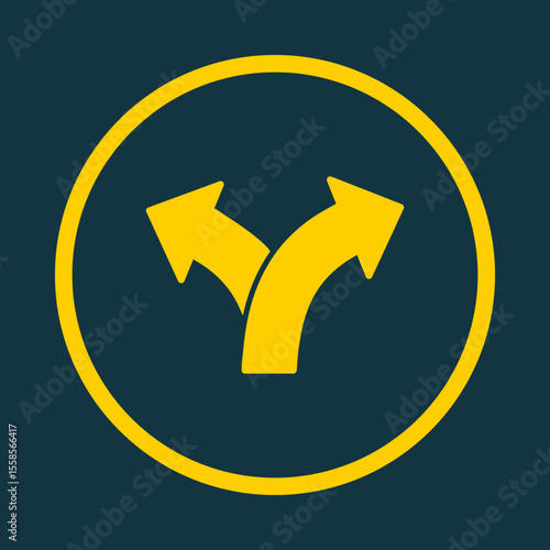 Direction trendy vector art design flawless amazing design colorful useful illustration