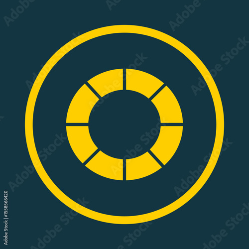 Life Preserver trendy vector art design flawless amazing design colorful useful illustration
