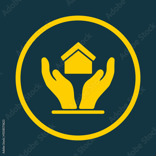 House Insurance trendy vector art design fascinating amazing design colorful useful illustration