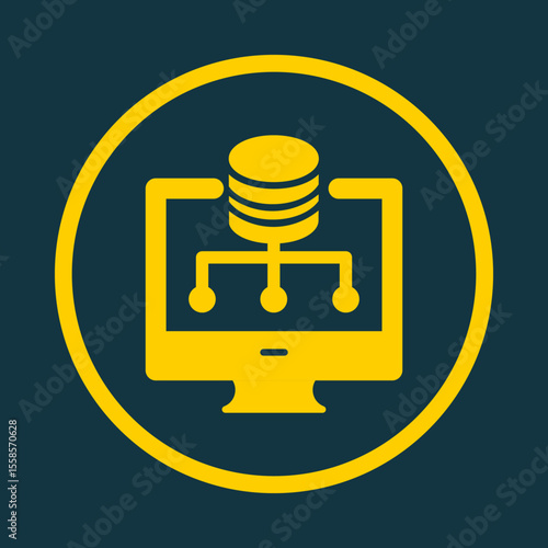 Data Storage trendy vector art design fascinating amazing design colorful useful illustration