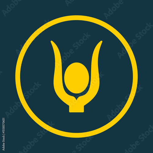 Egyptian god trendy vector art design fascinating amazing design colorful useful illustration