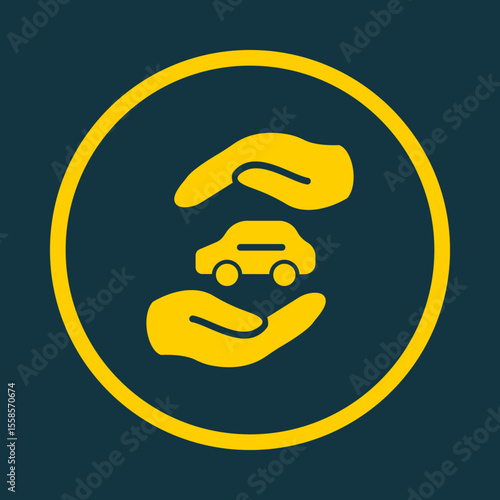 Car Insurance trendy vector art design fascinating amazing design colorful useful illustration