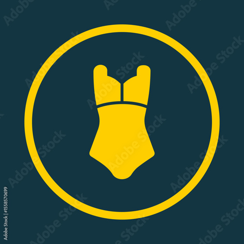 Swim Suit trendy vector art design fascinating amazing design colorful useful illustration