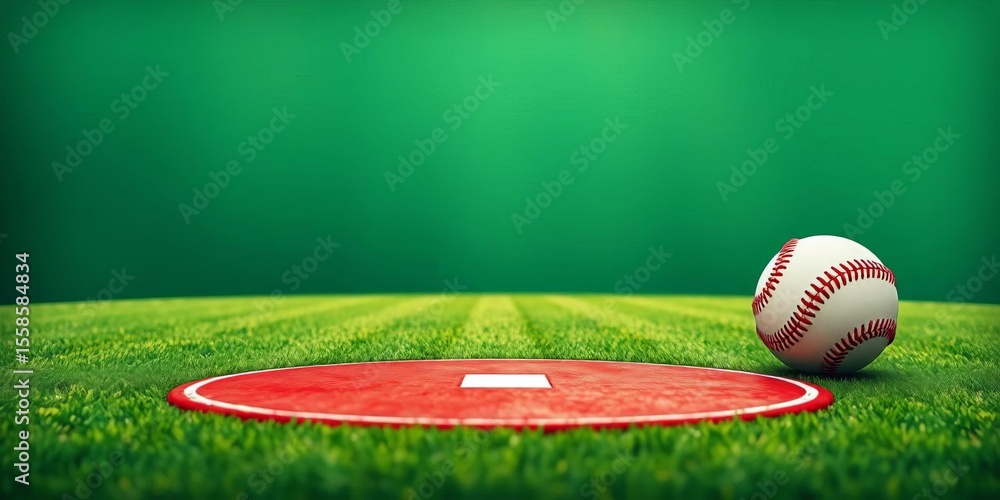 Abstract baseball field background with stitching texture and baseball elements, illustration, baseball Abstract baseball field background with stitching texture and baseball elements, illustration, baseball