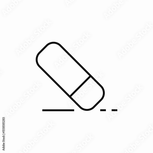 eraser clean icon sign vector
