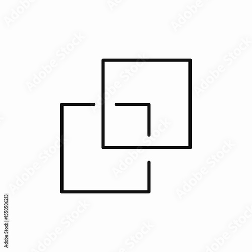merge tool icon sign vector